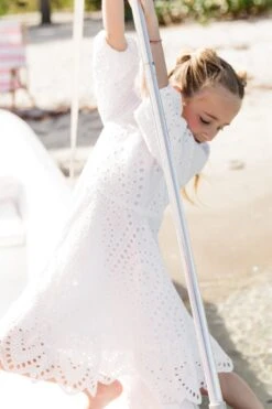 Mini Naomi Eyelet Dress -Ivy City Co Naomi Florida SS23 08 260602