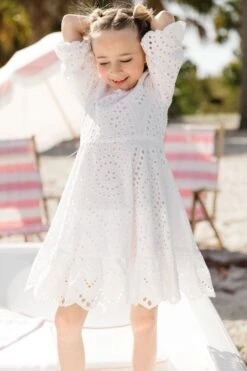 Mini Naomi Eyelet Dress -Ivy City Co Naomi Florida SS23 26 469360