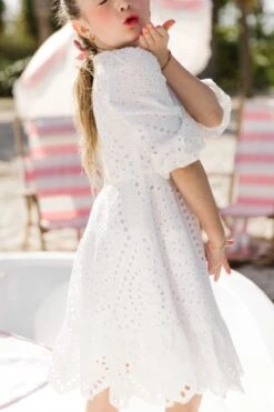 Mini Naomi Eyelet Dress -Ivy City Co Naomi Florida SS23 27 209663