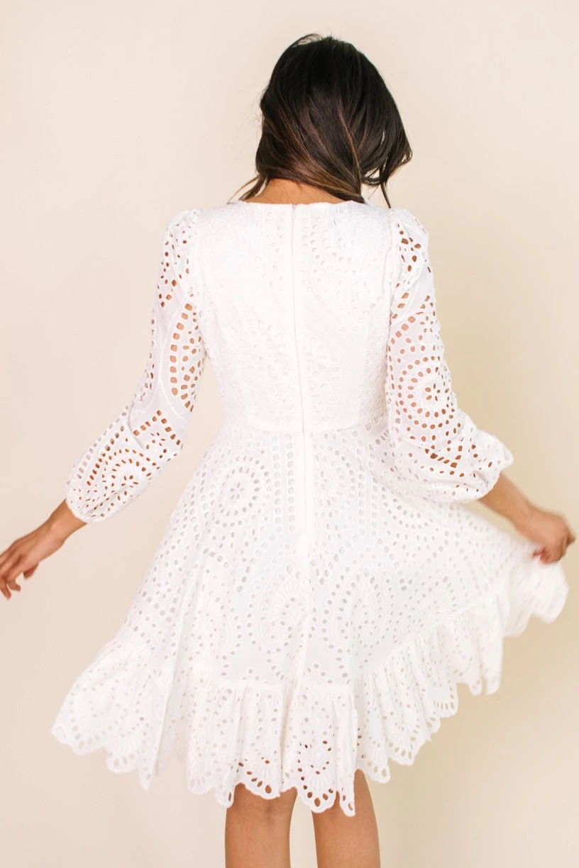 Naomi Eyelet Dress Naomi Eyelet Dress -Ivy City Co Naomi Studio SS23 20 235911