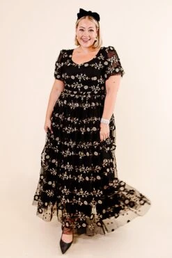 Athena Dress In Black - FINAL SALE 9 Athena Dress In Black - FINAL SALE -Ivy City Co Noir Collection 109 328915