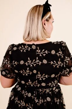 Athena Dress In Black - FINAL SALE 11 Athena Dress In Black - FINAL SALE -Ivy City Co Noir Collection 112 608757