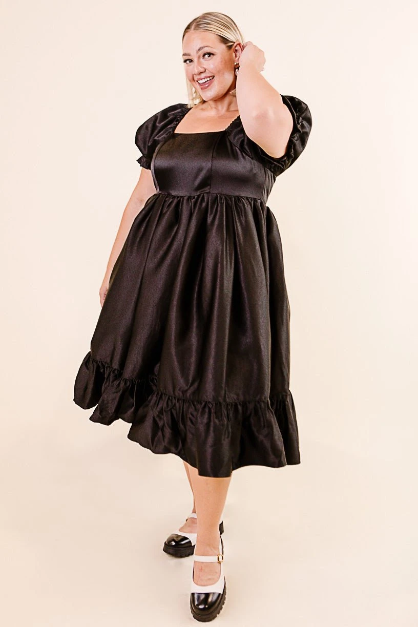 Coco Dress in Black - FINAL SALE Coco Dress In Black - FINAL SALE -Ivy City Co Noir Collection 128 337679