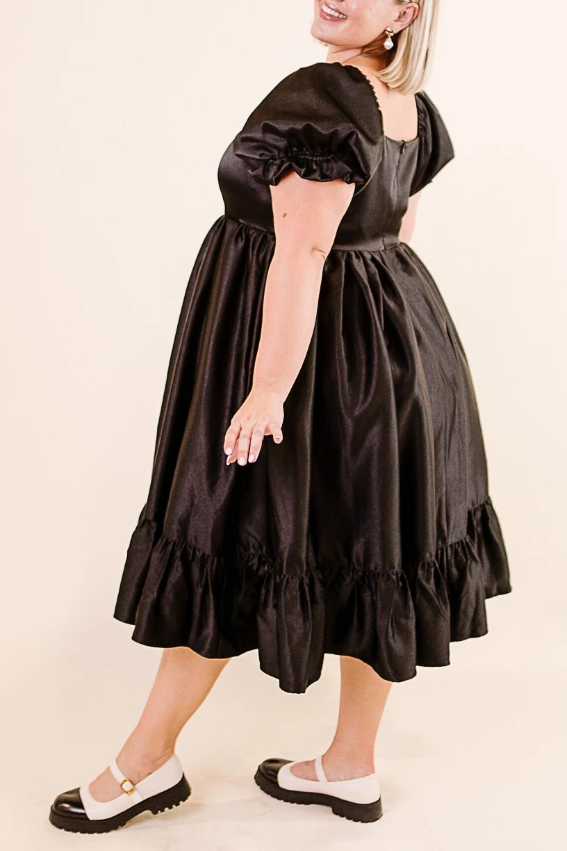 Coco Dress in Black - FINAL SALE Coco Dress In Black - FINAL SALE -Ivy City Co Noir Collection 129 535063