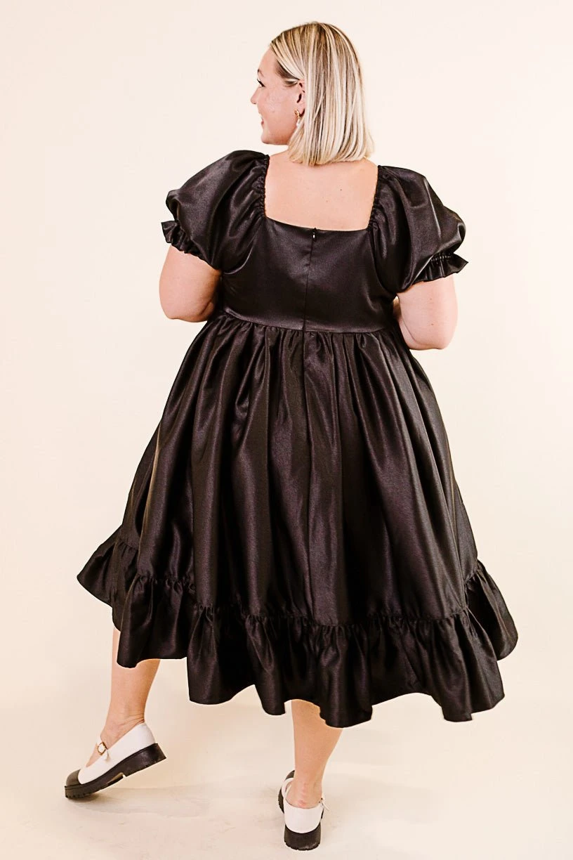 Coco Dress in Black - FINAL SALE Coco Dress In Black - FINAL SALE -Ivy City Co Noir Collection 130 485776