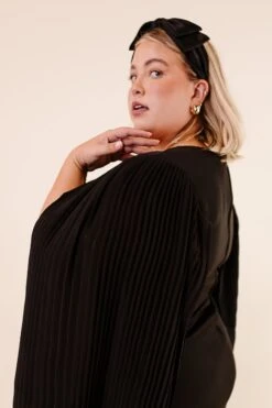 Cape Dress - FINAL SALE -Ivy City Co Noir Collection 164 957368