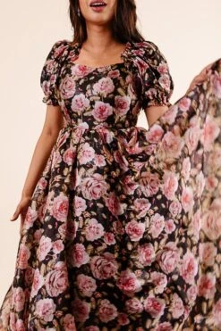 Melody Dress In Midnight Rose 17 Melody Dress In Midnight Rose -Ivy City Co Noir Collection 180 935196