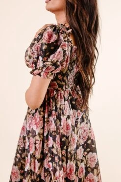 Melody Dress In Midnight Rose 18 Melody Dress In Midnight Rose -Ivy City Co Noir Collection 181 920787