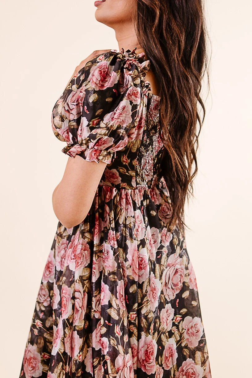 Melody Dress in Midnight Rose Melody Dress In Midnight Rose -Ivy City Co Noir Collection 181 920787