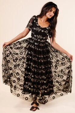 Athena Dress In Black - FINAL SALE 13 Athena Dress In Black - FINAL SALE -Ivy City Co Noir Collection 277 270882