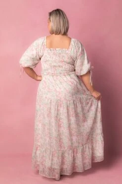 Nora Dress In Spring Watercolor -Ivy City Co NoraWatercolor Studio Easter24 09 187444