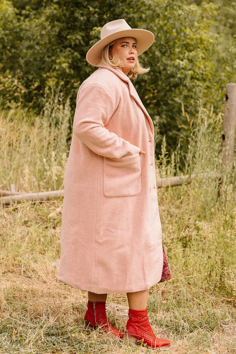 Polly Coat in Pink - FINAL SALE Polly Coat In Pink - FINAL SALE -Ivy City Co PollyCoat ConradRanch F23 4 883271