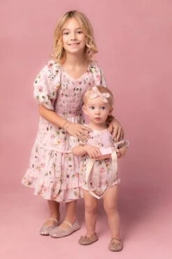 Mini Roselyn Dress In Pink -Ivy City Co RoselynPink Studio 1 2 233152