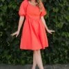 Sage Dress In Coral - FINAL SALE