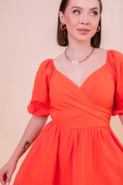 Sage Dress In Coral - FINAL SALE -Ivy City Co SageinCoral Studio SS23 09 879860