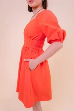 Sage Dress In Coral - FINAL SALE -Ivy City Co SageinCoral Studio SS23 11 874883