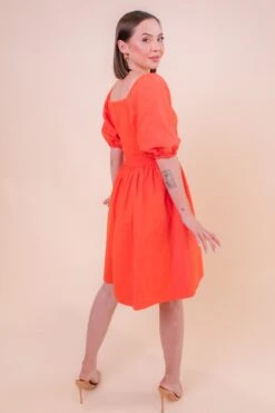 Sage Dress In Coral - FINAL SALE -Ivy City Co SageinCoral Studio SS23 13 120430