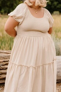 Sienna Dress In Cream - FINAL SALE -Ivy City Co SiennaCream ConradRanch F23 20