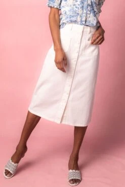 Emma Denim Skirt In White -Ivy City Co WEB EMMADENIM 16