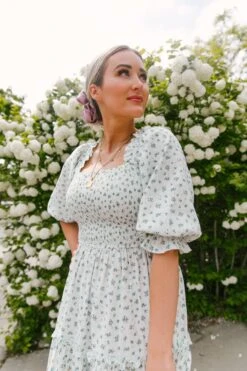 Madeline Dress In Blue -Ivy City Co WEB Ivy FlowerField 30 434833