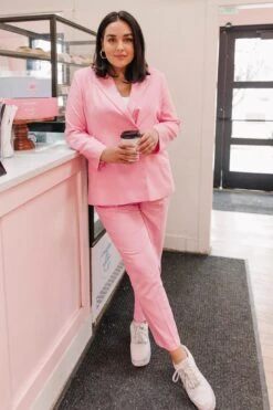 Power Suit In Pink -Ivy City Co WEB POWERSUIT 2