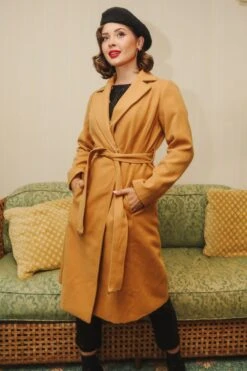 Sloane Coat In Camel - FINAL SALE -Ivy City Co WEB Sloane Coat Camel 7817 390235