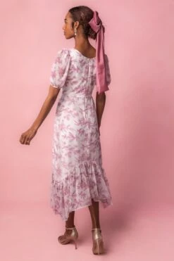 Wren Dress In Pink Toile - FINAL SALE -Ivy City Co Wren Studio Easter 5 347180