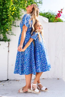 Mini Allie Dress In Royal Blue -Ivy City Co allieblue 04