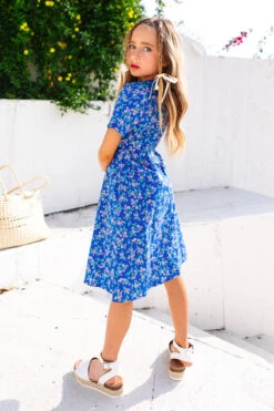 Mini Allie Dress In Royal Blue -Ivy City Co allieblue 08