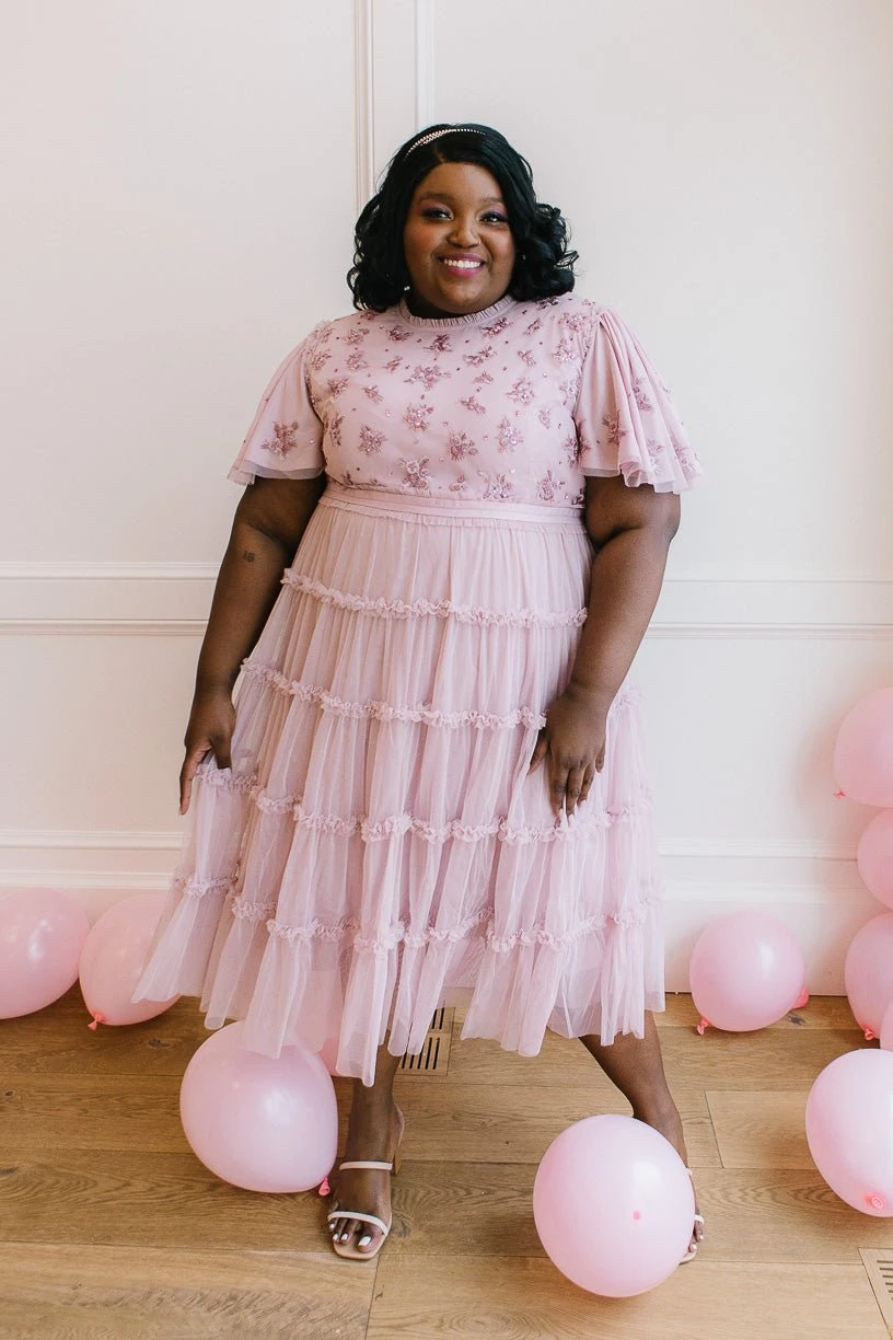 Anastasia Dress in Mauve Anastasia Dress In Mauve -Ivy City Co anastasia mauve 01 450877