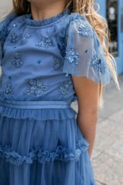 Mini Anastasia Dress In Tufts Blue - FINAL SALE -Ivy City Co anastasia momandme 0112