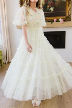 Annalise Dress In Light Yellow - FINAL SALE -Ivy City Co annalise 04 440051