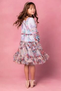 Mini Catherine Dress In Blue Floral -Ivy City Co catherineblue 6 137195