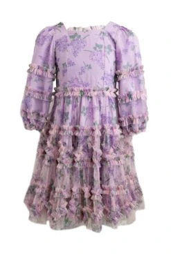 Mini Catherine Dress In Lavender -Ivy City Co catherinelavender mini front 726386