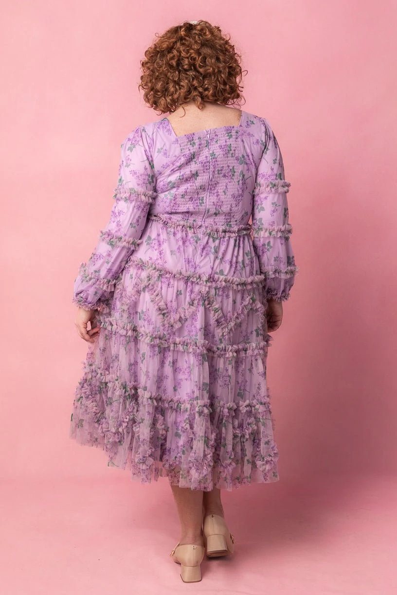 Catherine Midi Dress in Lavender Catherine Midi Dress In Lavender -Ivy City Co catherinelil Studio Easter24 3 215838