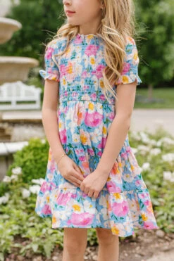 Mini Delia Dress In Blue 7 Mini Delia Dress In Blue -Ivy City Co delia blue 15