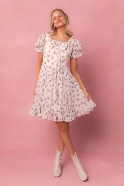 Dolly Dress In Violet Rose 5 Dolly Dress In Violet Rose -Ivy City Co dolly 5 835453