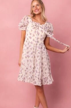 Dolly Dress In Violet Rose