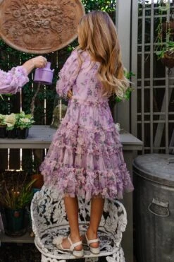 Mini Catherine Dress In Lavender -Ivy City Co easter2 53