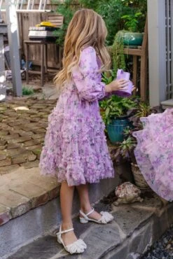 Mini Catherine Dress In Lavender -Ivy City Co easter2 54