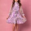 Mini Eleanor Dress In Purple Floral - FINAL SALE -Ivy City Co eleanorpurple 10 112099