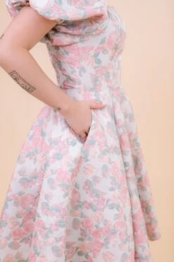 Ivanna Dress In Pastel Floral - FINAL SALE 7 Ivanna Dress In Pastel Floral - FINAL SALE -Ivy City Co fairytale studio S23 20 857237
