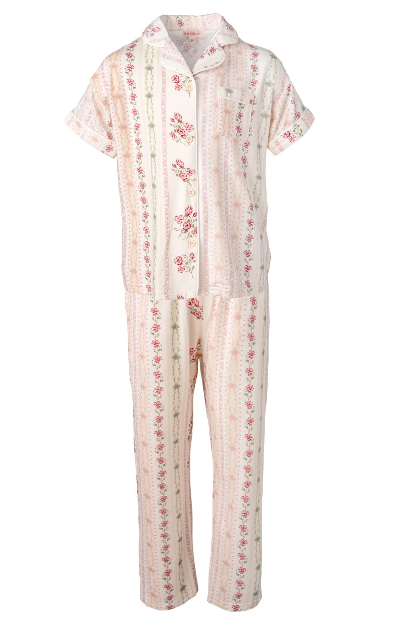 Mini Kali Floral Night Set Mini Kali Floral Night Set -Ivy City Co kali pjSET front mini