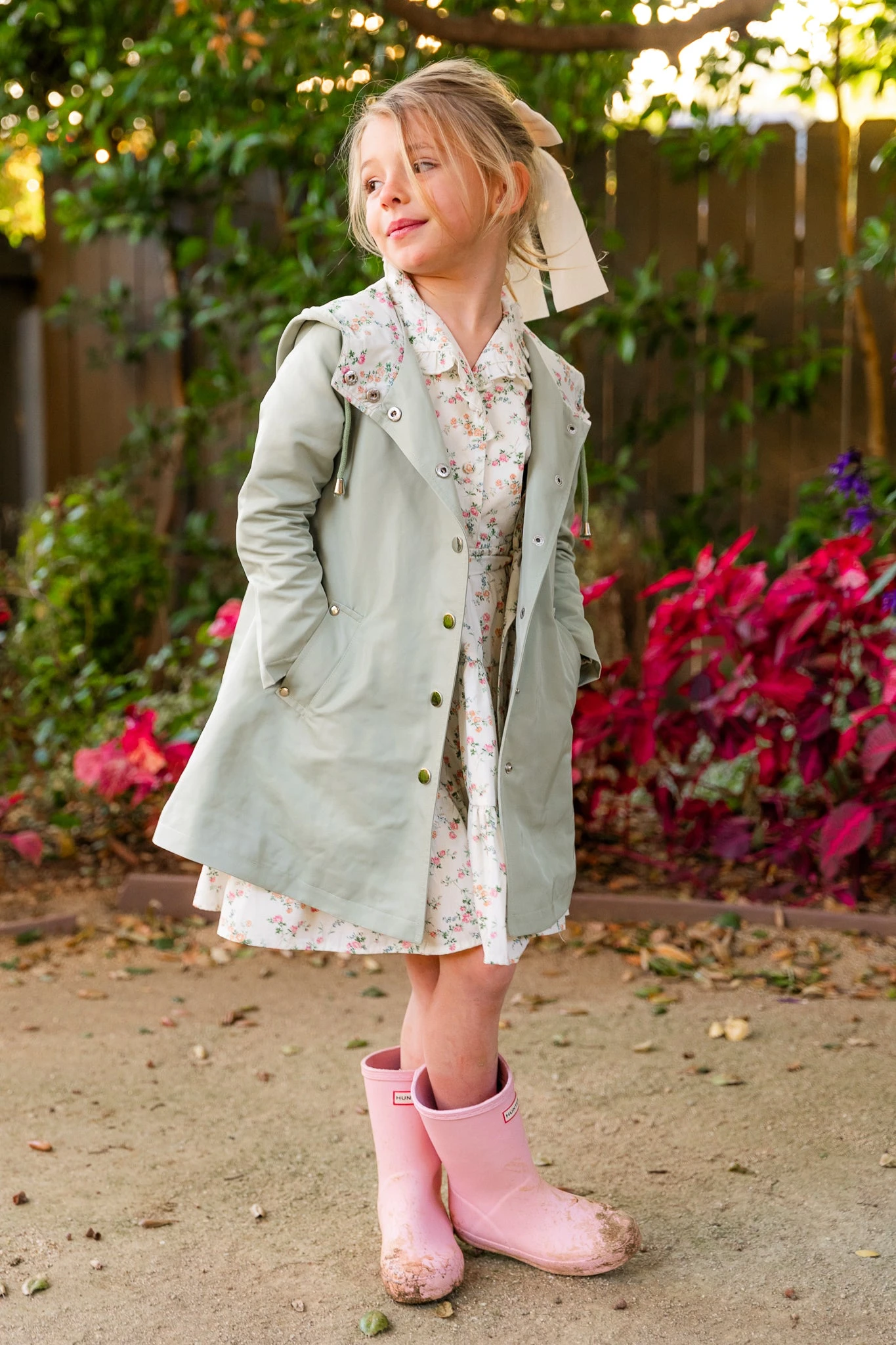 Mini Kensington Raincoat Made With Liberty Fabric Mini Kensington Raincoat Made With Liberty Fabric -Ivy City Co kensingtonjacket 4