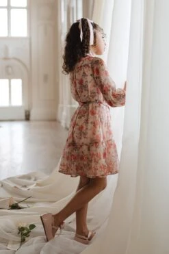 Mini Eleanor Dress In Pink Floral - FINAL SALE -Ivy City Co lovers2 24 476210