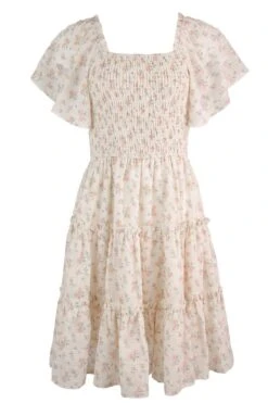 Madison Dress In Eyelet Floral -Ivy City Co madison eyelet front 738084