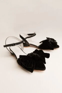 Mini Eloise Black Bow Heel -Ivy City Co minishoe 3 987887