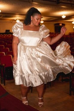 Coco Dress In Gold - FINAL SALE -Ivy City Co ocogold 6 605666