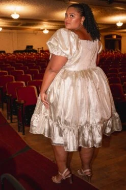 Coco Dress In Gold - FINAL SALE -Ivy City Co ocogold 7 510574