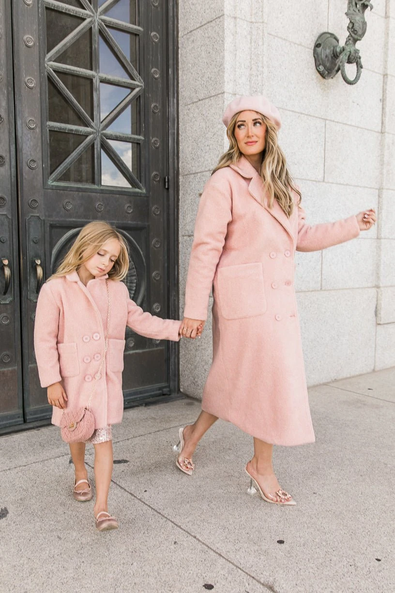 Polly Coat in Pink - FINAL SALE Polly Coat In Pink - FINAL SALE -Ivy City Co polly 32 762537